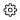 Zontes motos en Argentina - Ícono lineal de engranaje con forma circular dentada.